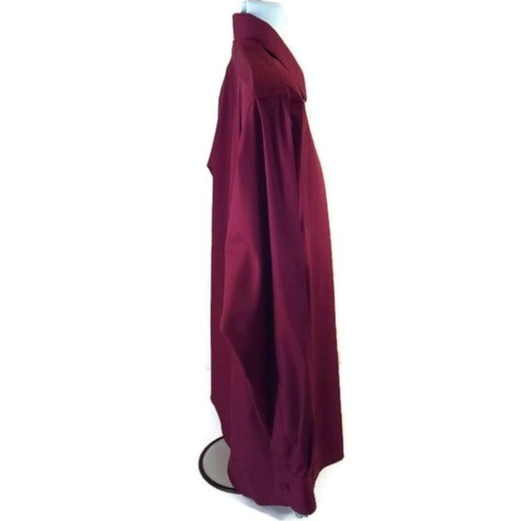 Van Heusen Poplin Wrinkle Free Men's Button Down Dress Shirt Long Sleeve  Lg /16 - Picture 3 of 8